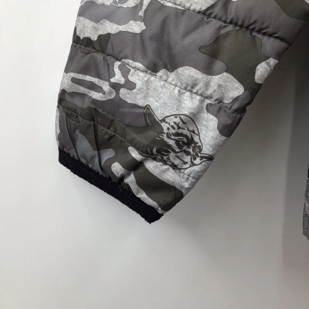 GAP Star Wars Kids Youth Camo Jacket - Gray and Black